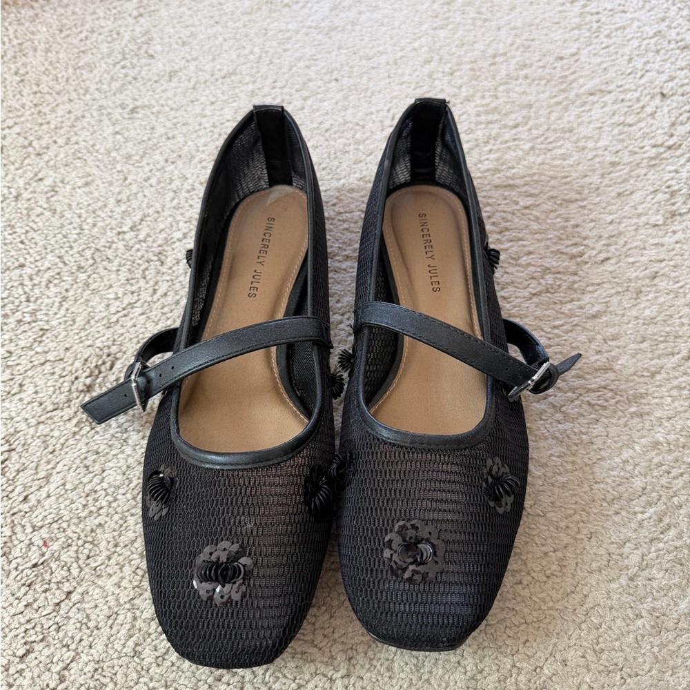 Mesh ballet flats Sincerely Jules
